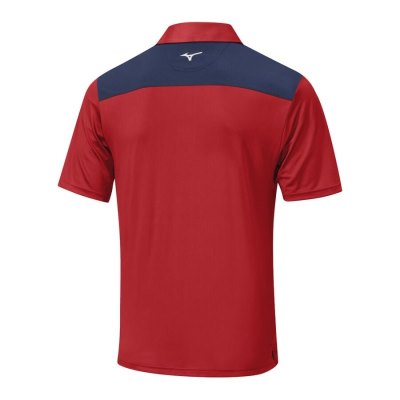 Camisa Mizuno Quick Dry Citizen Polo Hombre - Rojos - Chile M621GLMSCX